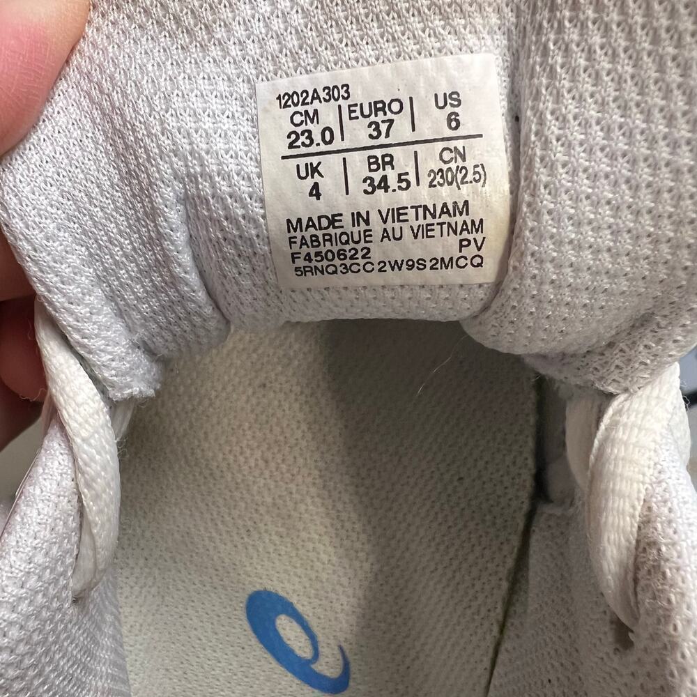 ASICS Gel Quantum 360 VII Sneaker Aqua Angel / White Walking Shoe Workout 6.0 - Picture 7 of 7